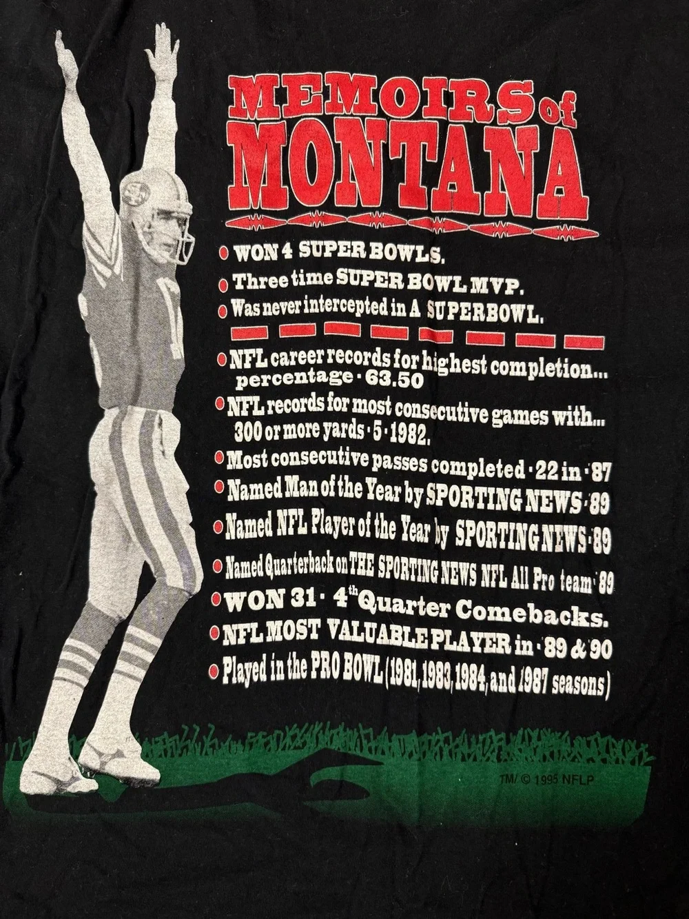San Francisco 49ers Joe Montana Graphic Tee - Montana Magic